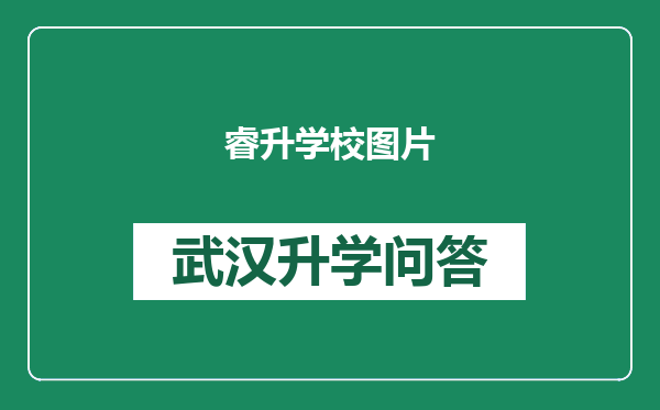 睿升学校图片